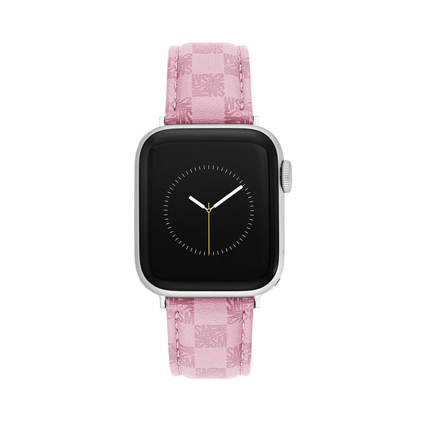Apple Watch® BLOCK LOGO WATCH BAND PINK 42-44MM